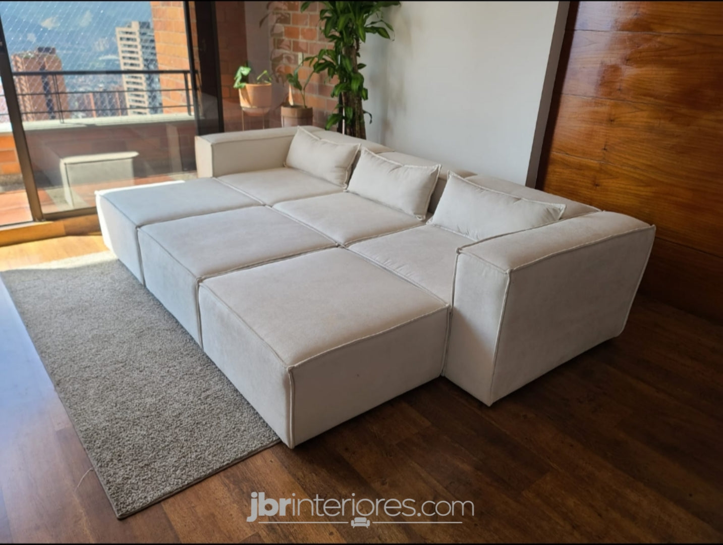 Sofa hybrid 6 modulos