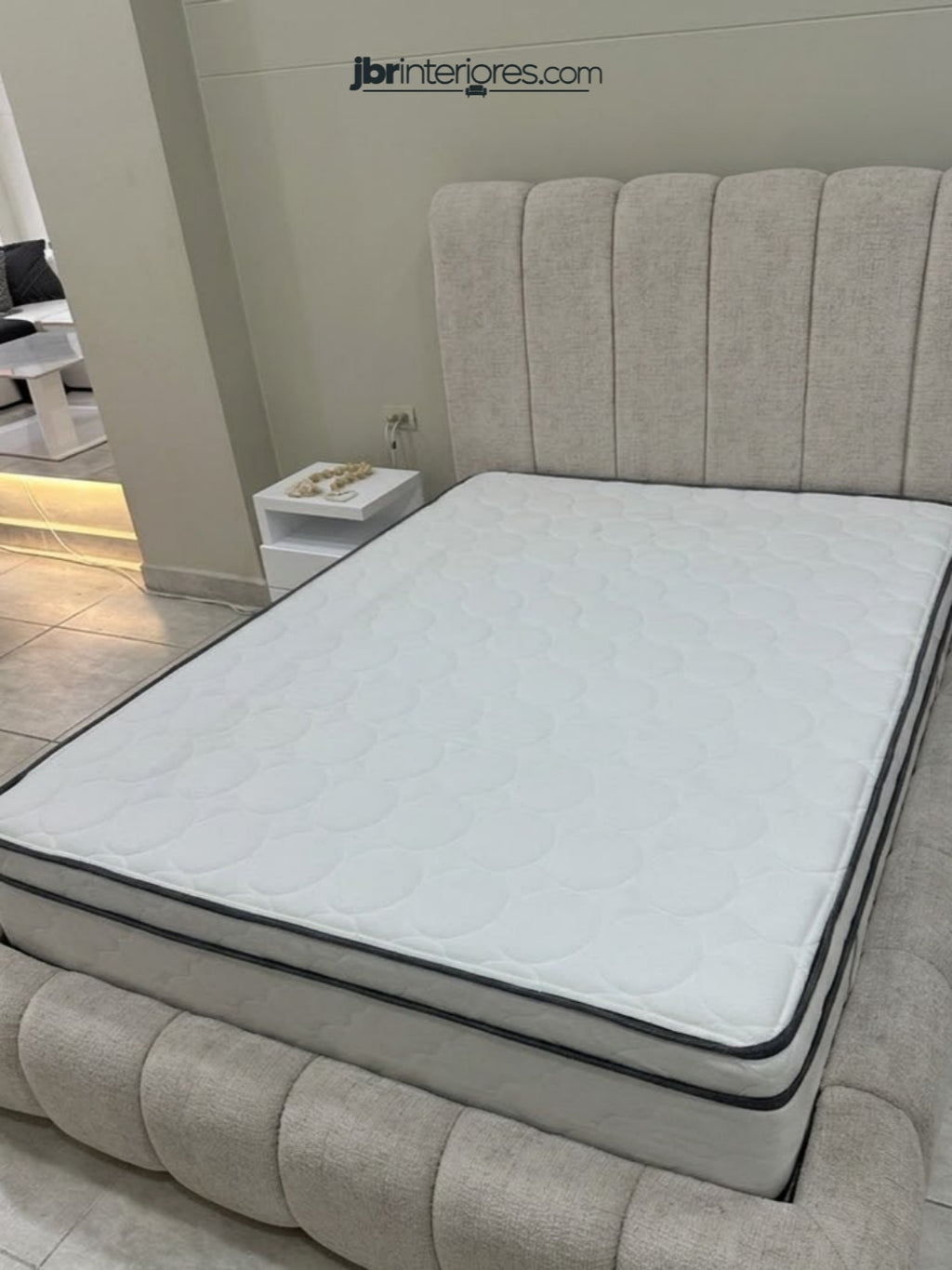 Colchon Pillow Star Signatura 1 solo pillow tela tejido de punto en 2.5