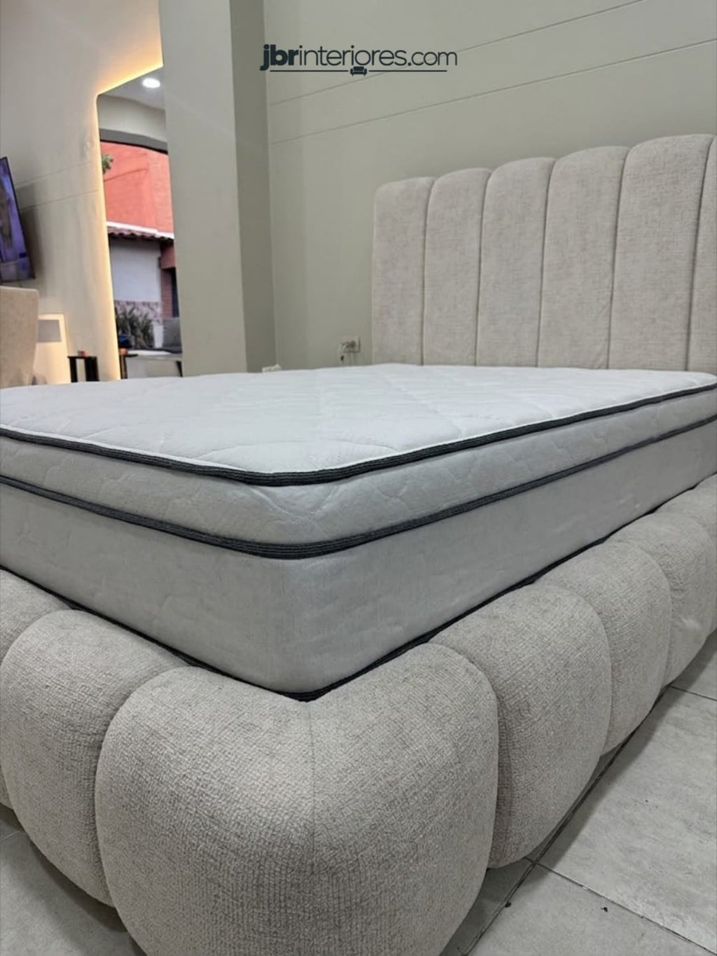Colchon Pillow Star Signatura 1 solo pillow tela tejido de punto en 2.5
