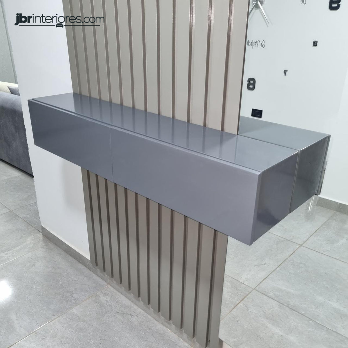 Espejo Media Luna con LED, Touch y Recibidor | 200 x 230 cm