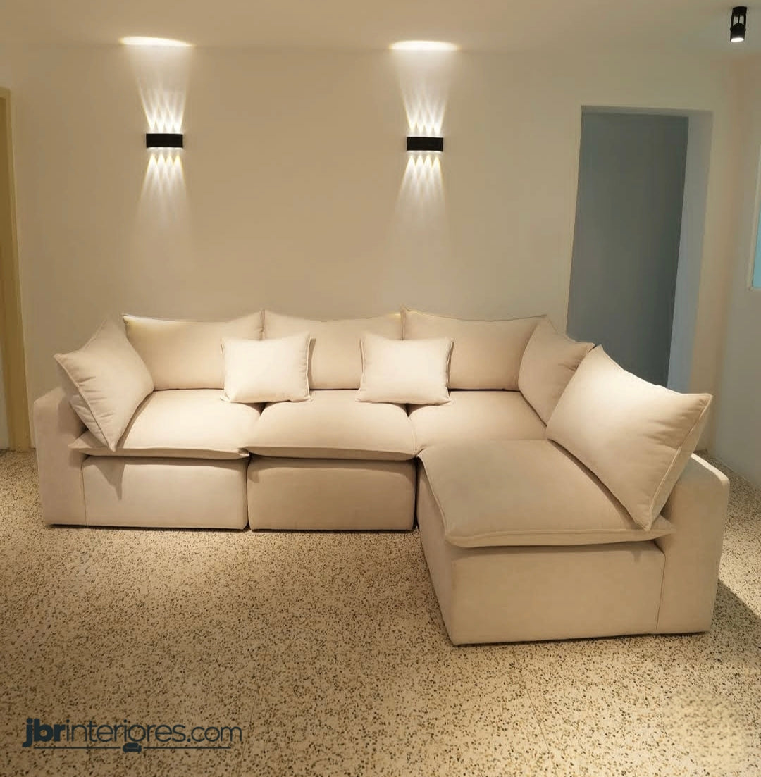 Sofá Modular Verona JBR – Máximo Confort, Personalizable – 250 × 180 cm